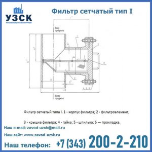 Фильтр сетчатый ФС по Т-ММ-11-2003 в Каменске-Уральском