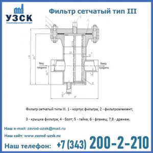 Фильтр сетчатый ФС по Т-ММ-11-2003 в Каменске-Уральском